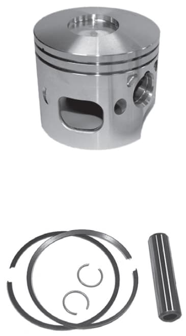 New Red Rhino / Johnson & Evinrude 1988-2001 Big Bore Cast Piston for V4/V6 Looper Powerhead